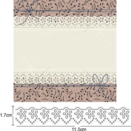 Lace Stripe Border Metal Cutting Dies Stencils dies for Scrapbooking diy paper album Embossing Dies Cuts Card making Craft dies