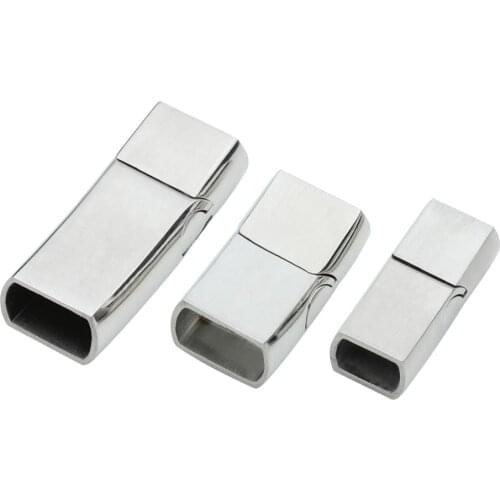 Stainless Steel Magnetic Clasps For Bracelet Making Leather Cord Bracelet Connector Components DIY for Jewelry Making Wholesale