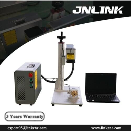 Metal and nonmetal mini cnc optic fiber laser marker fiber laser marking machine for logo code photo rotary option