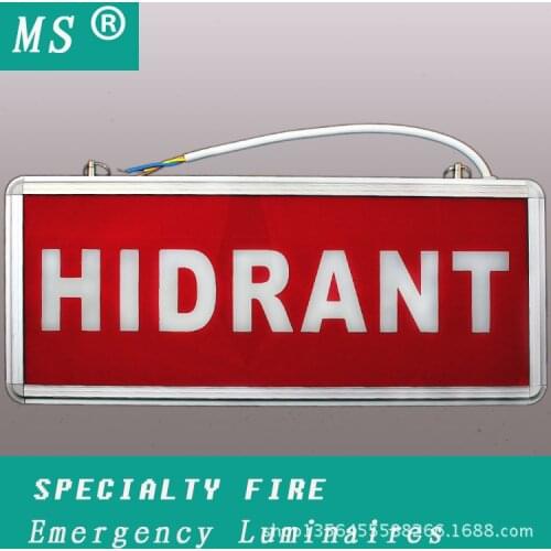 Customize pattern Buyer provides text Fire emergency lamp Welcome lighting indicator light LED safety exit sign light evacuation