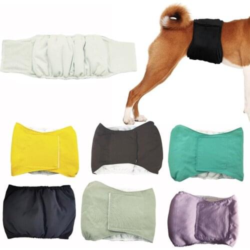 Male Dogs Physiological Diapers Belly Bands Premium Washable Reusable Pet Dog Belly Wrap Leakproof For Small Medium Big Dogs