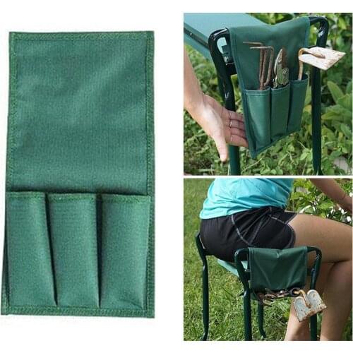 Portable Garden Kneeler Tools Bag Oxford Cloth Knee Stool Kits Storage Pouch With the bag can store up to many gardening tools