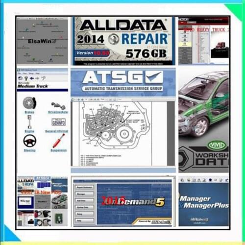 2020 Alldata 10.53 Software alldata mit//chell 2015 auto repair software vivid workshop atsg 2017 elsawin6.0 49in1tbhdd usb3.0
