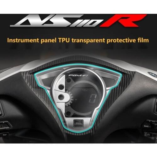 Motorcycle Tpu Transparent Instrument Film Blackening Headlamp Tail Lamp and Rain Proof Modification for Honda Ns110r