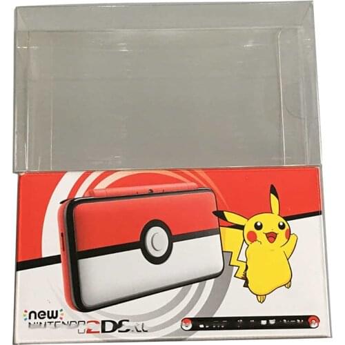 Transparent Display Box Storage Box Protective Box For Pokemon for New 2DSLL JP Limited Edition