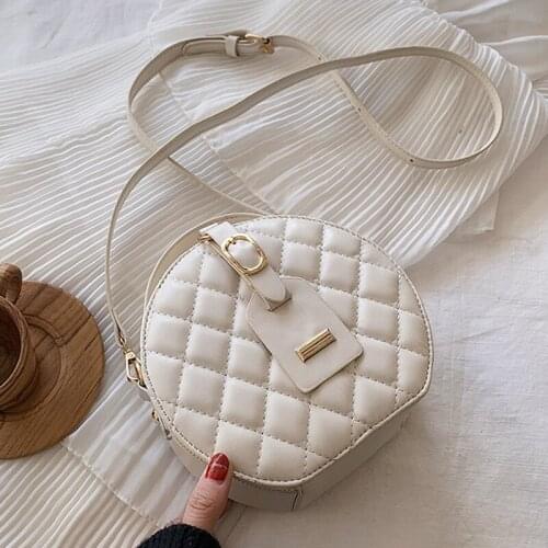 NEW Circular Design Fashion Women Shoulder Bag Leather Womens Crossbody Messenger Bags Ladies Purse Female Round Bolsa Handbag