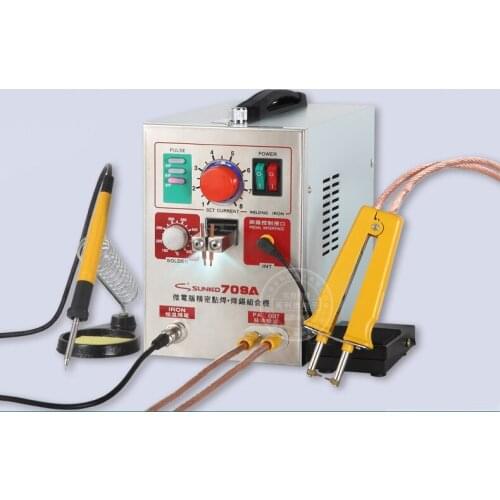 SUNKKO 709A Spot Welder 1.9KW Pulse Spot Welding Machine For Lithium Battery Pack Welding Machine With Remote Soldering Pen
