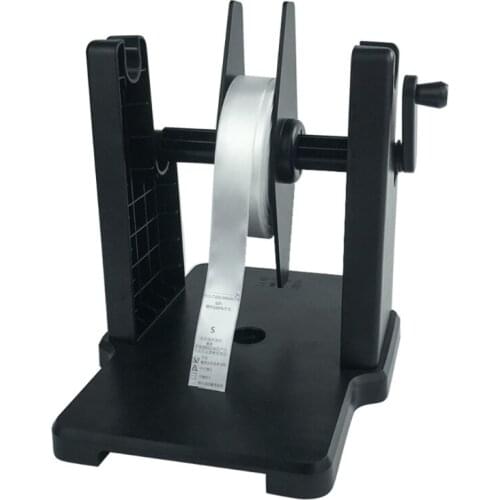 Label Rewinder Hand Crank Printer External Barcode Paper Holder Manual Winder Large Roll Label Holder Stent Universal