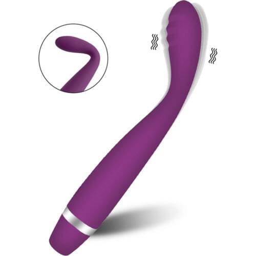 G Spot Finger Vibrator Sex Toys for Women USB Rechargeable Soft AV Rod Magic Wand Female Masturbation Erotic Toys Sex Products