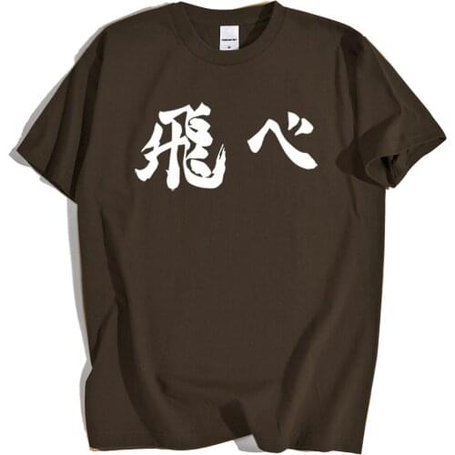 Haikyuu Funny Japan Anime PrintedTshirt Male Fashion Oversize T-Shirt Summer Casual Tee Clothes Fashion Loose Loose Men Clothes