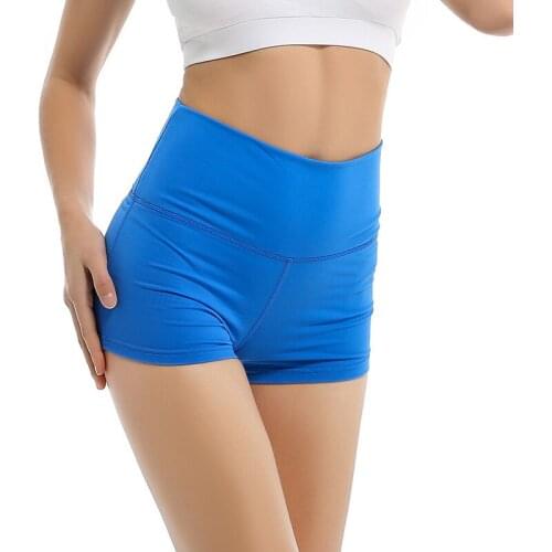 LUKITAS Sport Shorts Fitness Quick Dry High Waist Hip Push Up Stretch Gym Tights Workout Running Exercise Woman Yoga Shorts