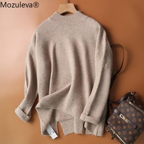 Mozuleva 2020 Sweater Womens Soft Waxy Sweater Womens Bottoming Shirt Womens Autumn and Winter Woman Sweaters