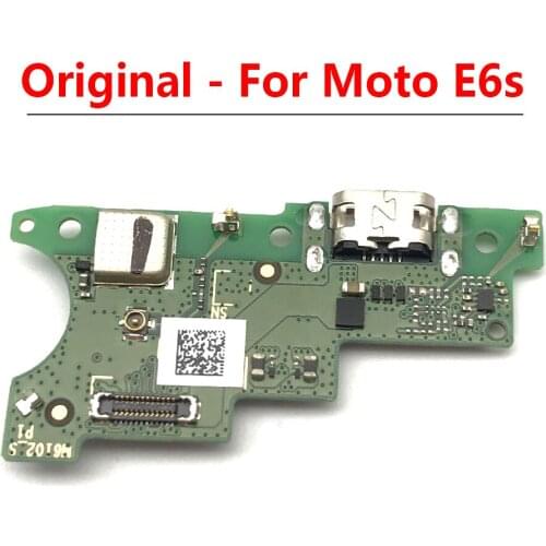 10Pcs/Lot , Dock Connector Micro USB Charger Charging Port Flex Cable For Motorola Moto E6s Microphone Board