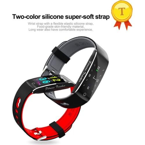 2018 Smart band wristband IP68 waterproof blood pressure monitoring 0.96inch color screen USB charging Alarm clock smartband