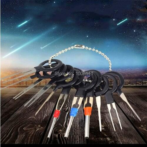 36pcs Car Automoible Wire Plug Circuit Board Wire Harness Terminal Extraction Pick Connector Crimp Pin Back Needle Puller Tool