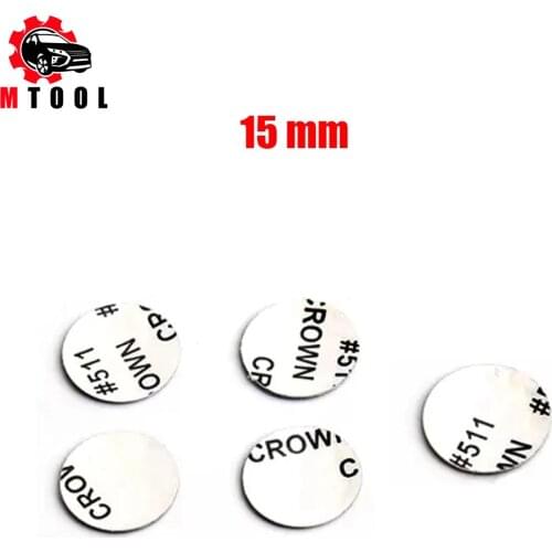 5 pcs/lot 15mm Car Key Shell Sticker Logo For Renault Emblem Badge Aluminum DIY metal car key logo