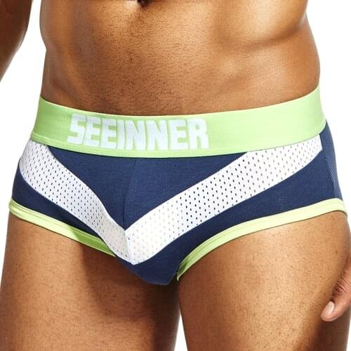High Quality Boxers Elasticity Mesh Underwear Men Homme Cueca Boxer Shorts Sexy U Pouch Male Underpants Gay Panties