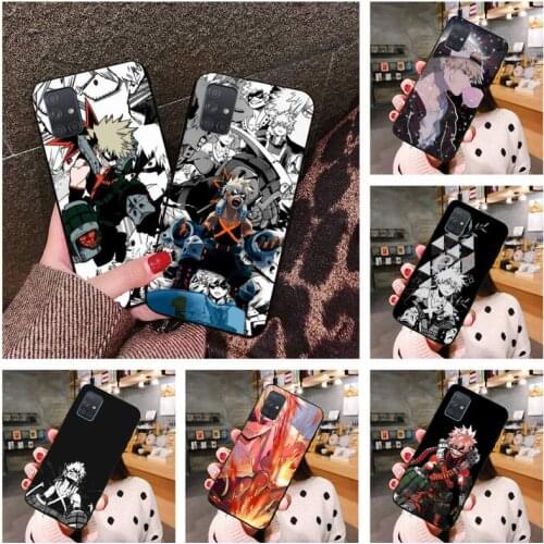 Hero Academia Katsuki Bakugou phone Case cover Shell For Samsung Galaxy A21S A01 A11 A31 A81 A10 A20 A30 A40 A50 A70 A80 A71 A51