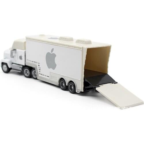 Disney Pixar Cars White Apple Mack Uncle Truck Metal Diecast Alloy And Plastic Toy Car 1:55 ChildrenS Toy Car McQueen