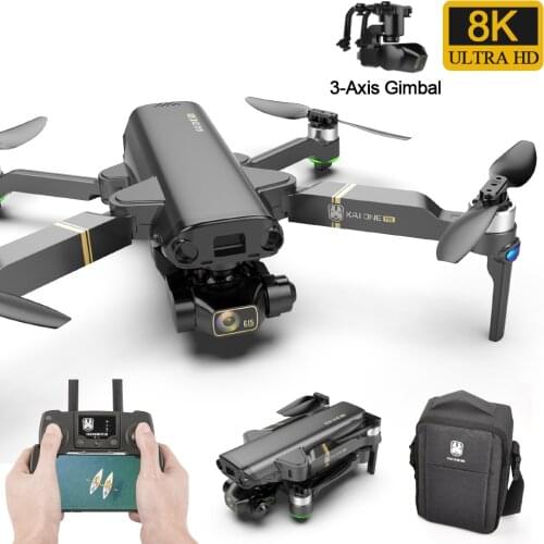 2021 New GPS Drone KAI-ONE PRO RC Drones 8K HD Camera 3-Axis Gimbal EIS Professional Remote Control Quadcopter Brushless motor