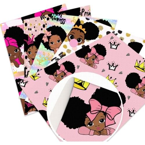 20*33/30*140cm Black Princess Sweet Girl Litchi Faux Synthetic Leather For Bows Crafts DIY Handmade Material cuero,1Yc19301