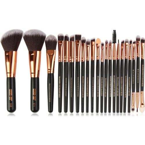 MAANGE Professional Makeup Brushes Set Cosmetic Foundation Powder Blush Eye Shadow Lip Make Up Brush Tool Kit