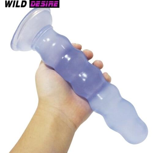 New thread plug long use anal toys penis sex toys for women lesbian masturbate couples flirt butt dildo plug vagina stimulate