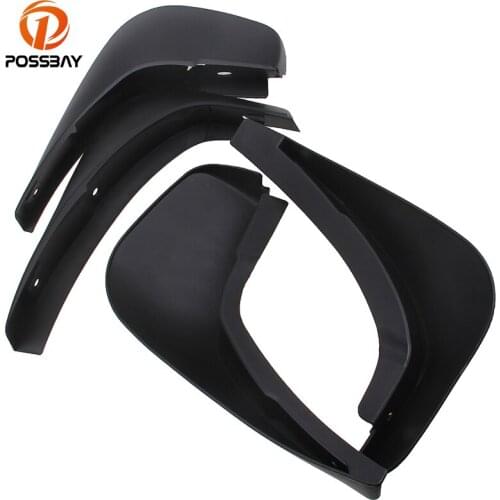 POSSBAY 4x Mud Guard Splash Flaps for 2006-2012 Land Rover Range Rover Executive Version Car Mudguard Protection