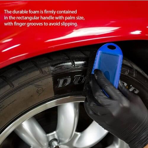 Tire Car Wash Brush Wheel Polishing Waxing Sponge Brush Rim Scrubber Wheel Brush Cleaner Dust Remover Wash Tire Cleaning Tools