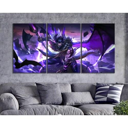 Twilight Dragon Moskov Mobile Legends Game Poster Pictures Canvas Painting Wall Art for Home Decor
