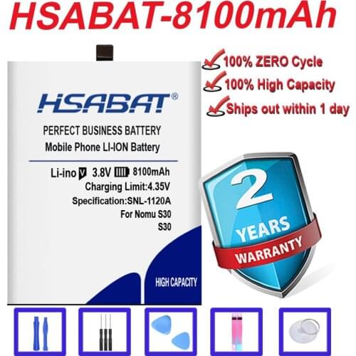 Top Brand 100% New 7250mAh Battery for Nomu S30 in stock