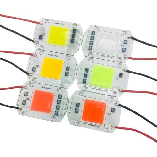 Driver on board AC LED COB modules AC220V 20W 30W 50W Input Smart IC Driver For DIY LED Floodlight Spotlight Garden Bulb