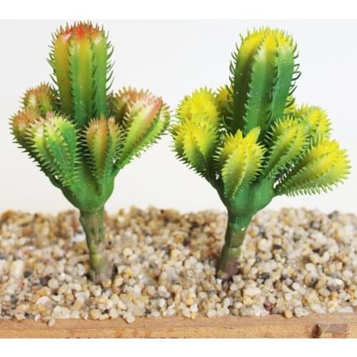 7x14.5cm Green Artificial Tropical Succulent Plants Party Festival Supplies DIY Floral Arranging Accessories Fake Plants