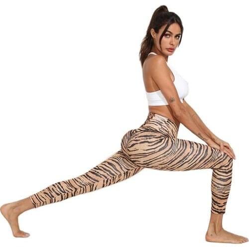 Joggers Women Leopard Printed Tights High Waist Yoga Pants Women Workout Honeycomb Leggings Gym Fitness Sport Wear