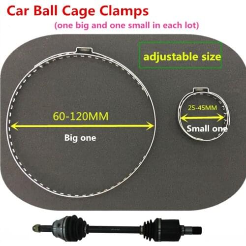 Free shipping!Adjustable size of Car Ball Cage Clamps,Dust Cover Clamps