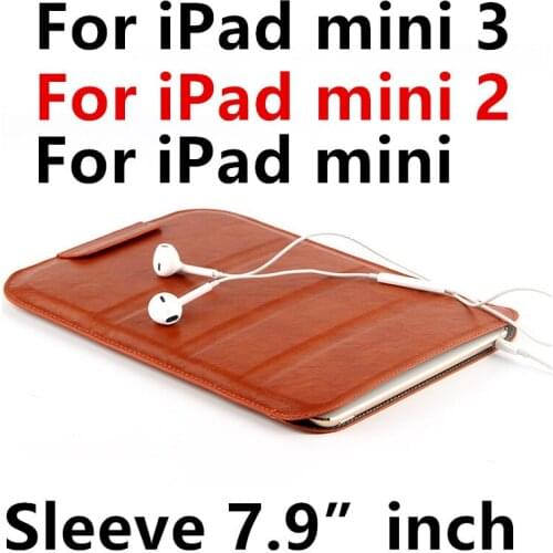 Case Sleeve For iPad mini 3 Protective Smart cover Protector Leather For Apple iPad mini2 iPad mini 1 2 3 Covers 7.9 inch Tablet