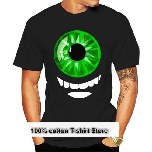 Mi ke wazowski halloween graphic t shirt create tee shirt round Neck clothing Graphic Basic Spring Family shirt