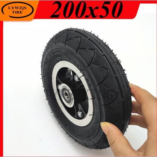 Good Quality 200x50 Solid Wheel 8 Inch 200*50 Filled Tire with Hub for Electric Scooter Wheelchair Accessories