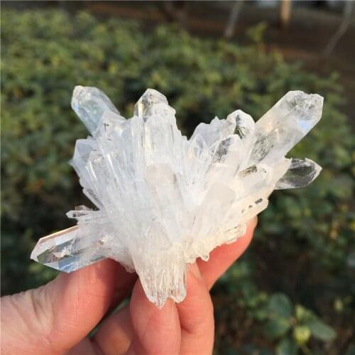 Beautiful High Quality Natural Clear Quartz Crystal Cluster Minerals Great for Meditation Positive Healing Chakra Reiki Stone