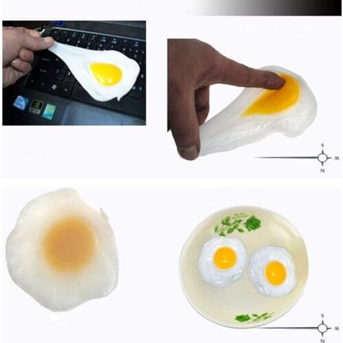 Kitchen Toys Simulated Fried Egg Fake Food DIY Creative Handmade Children Play Toy Decoration Teaching Props