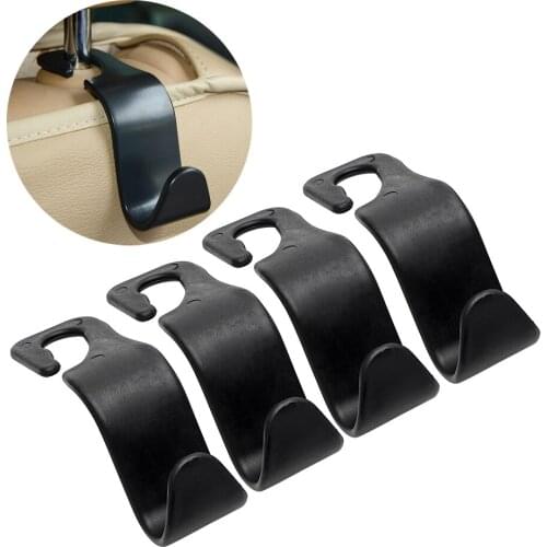 Seat Back Hooks Car Clips Auto Fastener Clip Universal Headrest Mount Storage Stowing Tidying 4Pcs/set Car-styling