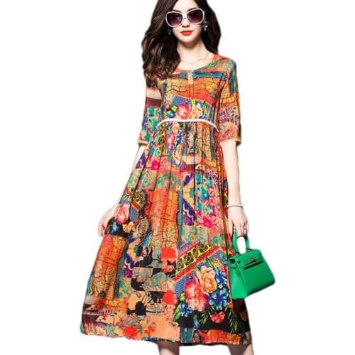 Long Summer Dresses MLUOLANC China