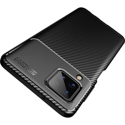 Carbon Fiber Cover For Samsung Galaxy A12 Case Silicone Funda Samsung A12 A 12 Ultra Thin Phone Case For Samsung A12 Cover 6.5"