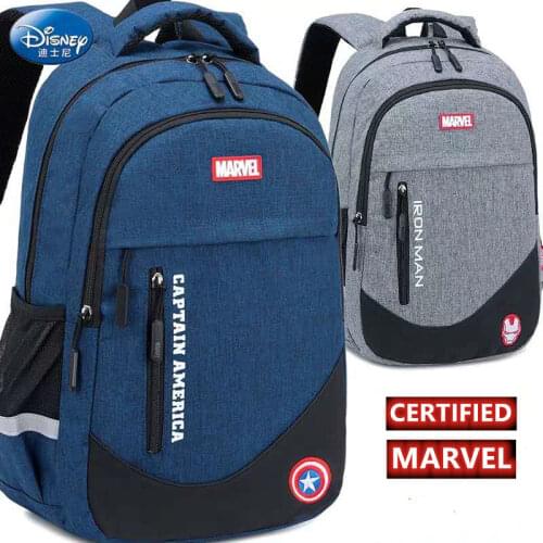 Disney Marvel spider man school bags for boys Iron man Captain america large capapcity primary school backpack mochila escolar