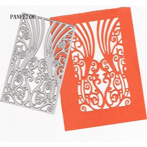 PANFELOU The wave line Scrapbooking DIY album cards paper die metal craft stencils punch cuts dies cutting dies