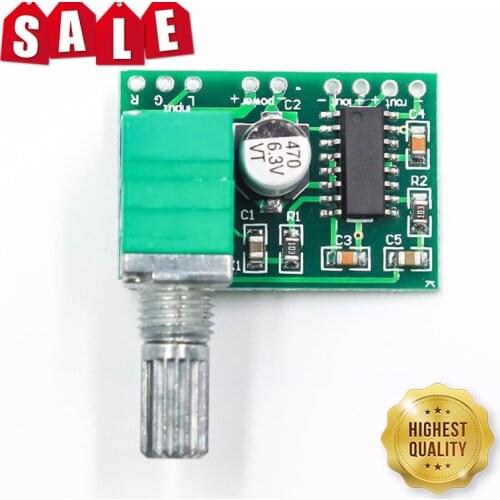 PAM8403 Module Digital Power Amplifier Board Miniature Power Amplifier Board 2 * 3 W High DC 5 V USB Power Supply