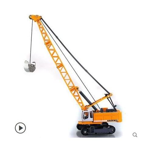 Full alloy tower cable mining car tower crane engineering alloy car toy
