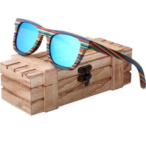 Polarized UV400 Bamboo Wood Female Sunglasses Pop It Male Driving 2021 Glasses Fashion Womens'Beauty Eyewear