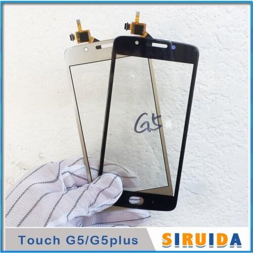 Tested Front Touch Glass Lens Panel For Motorola Moto G5 G5Plus Plus LCD Screen Crack Refurbishment Repairing