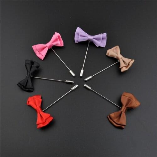 Jewelry Fashion Brooches In Bulk 5Pcs/Lot Corsage Flowers Handmade Fabric Brooches Women Men Brooch Flower Lapel Pin